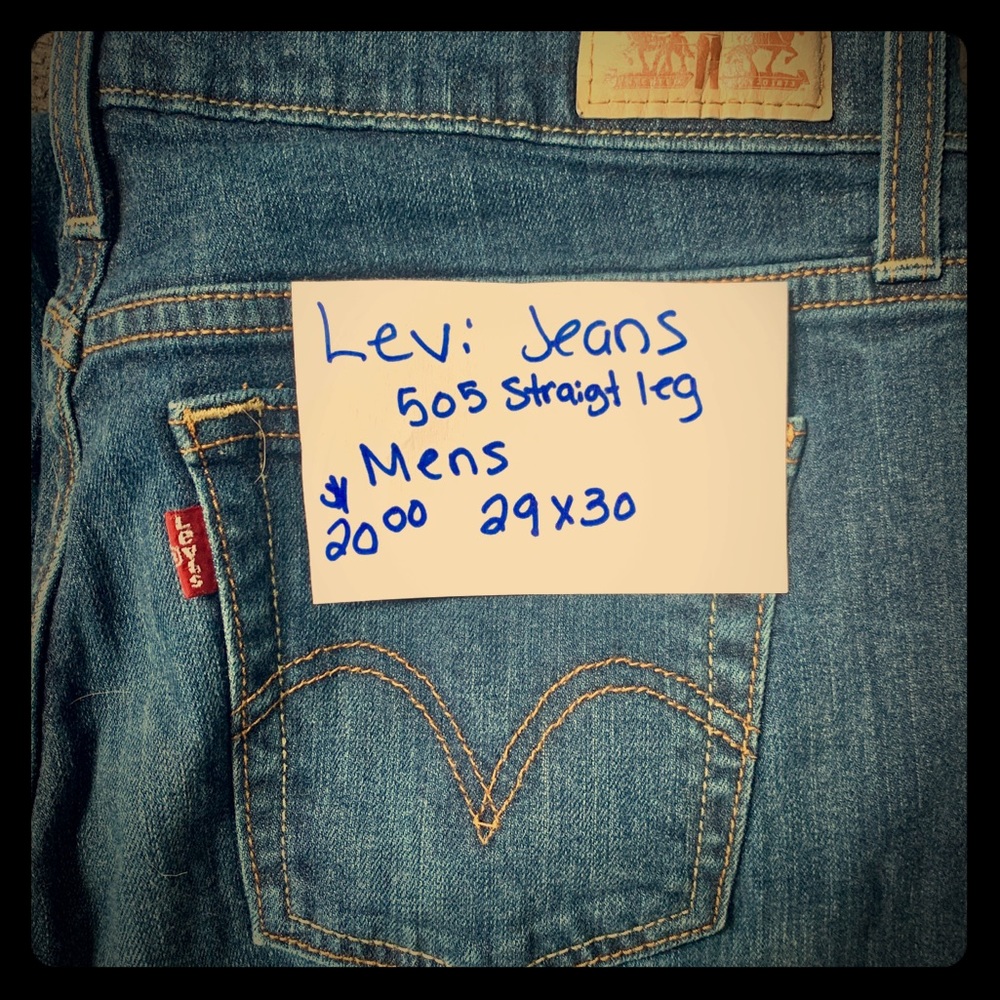 Men’s Levi 505 size 29x30.